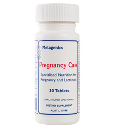 Pregnancy Care 30 Tablets From Metagenics