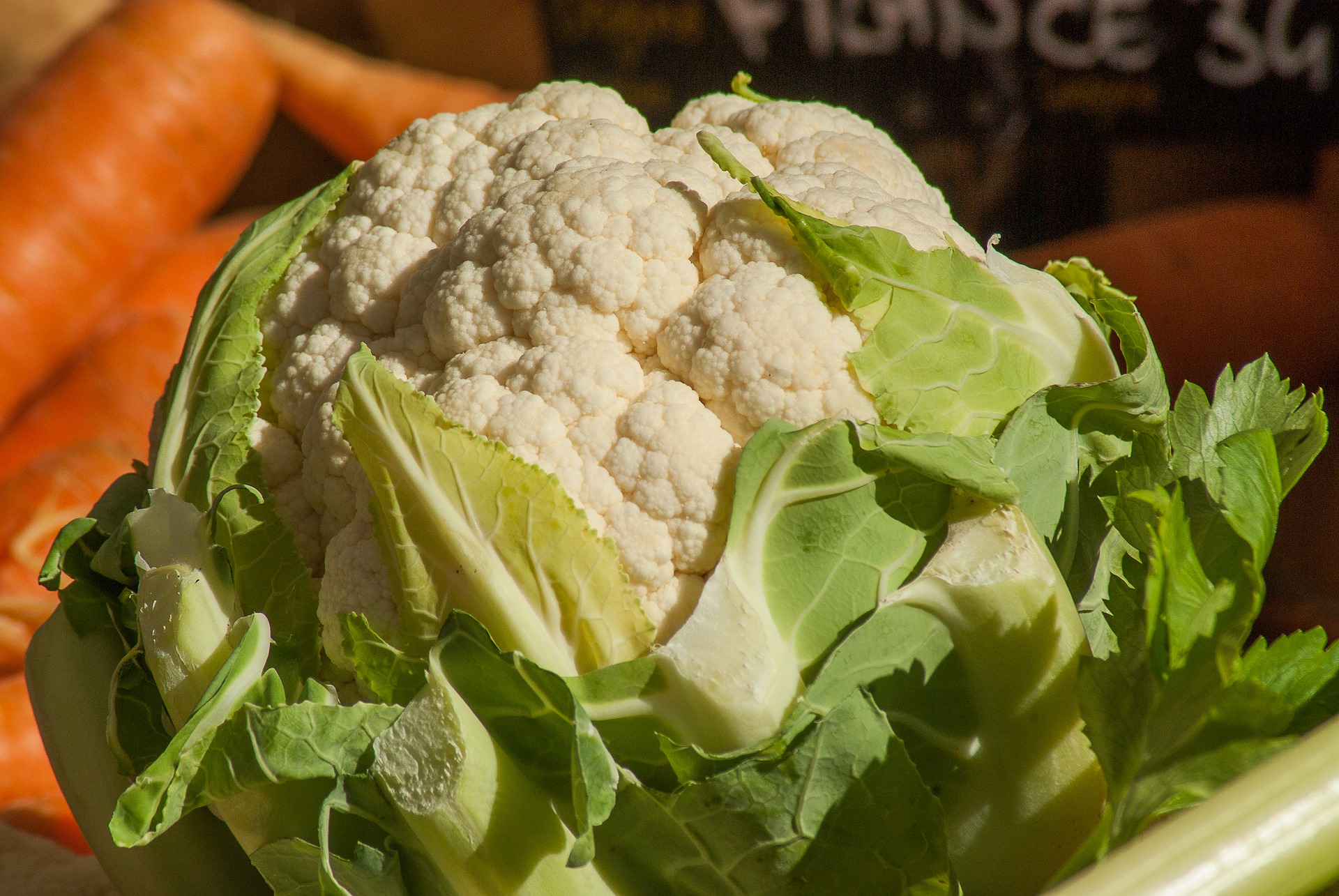 Cauliflower and carrots